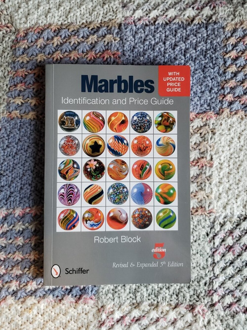 MARBLES: IDENTIFICATION AND PRICE GUIDE by Robert Block modern revised w prices